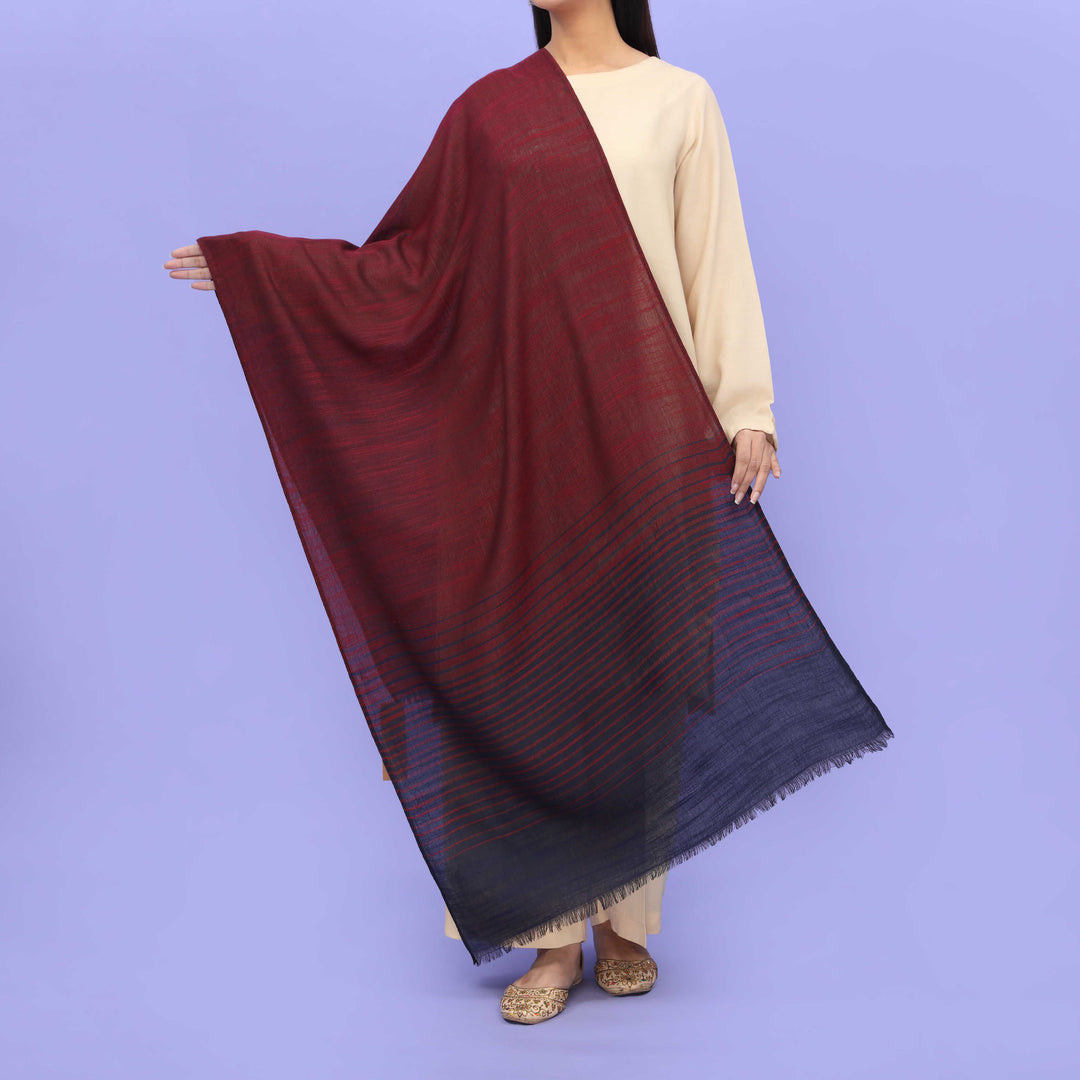 Maroon Winter Stole PN4509