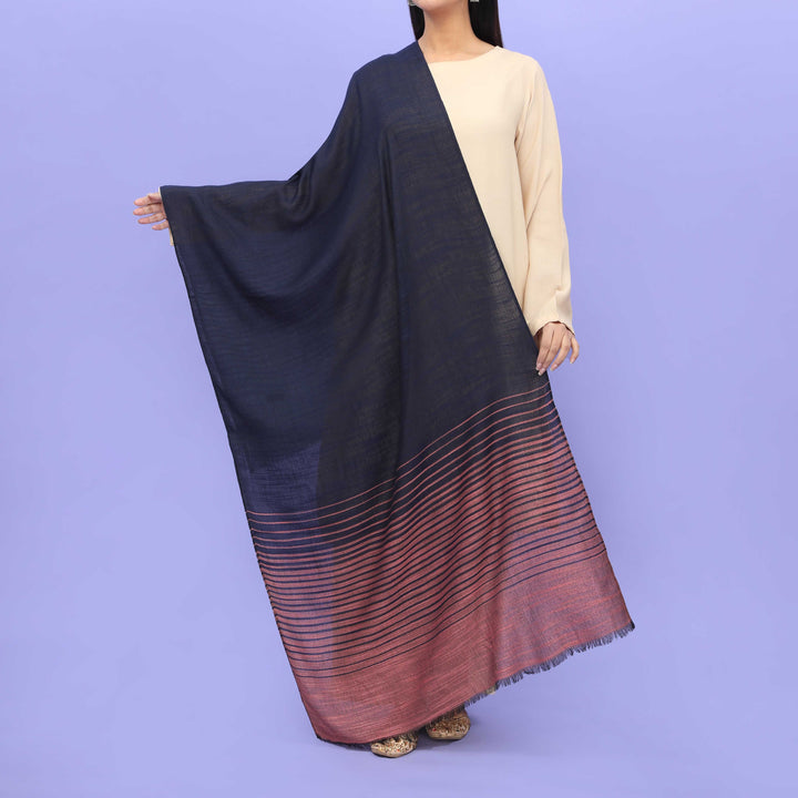 Navy Winter Stole PN4514