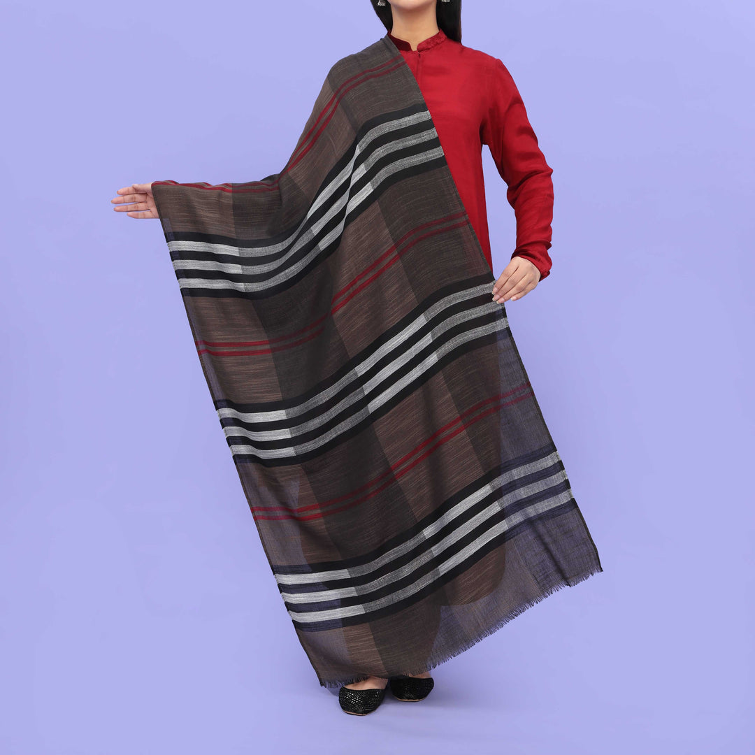 Brown Winter Stole PN4519