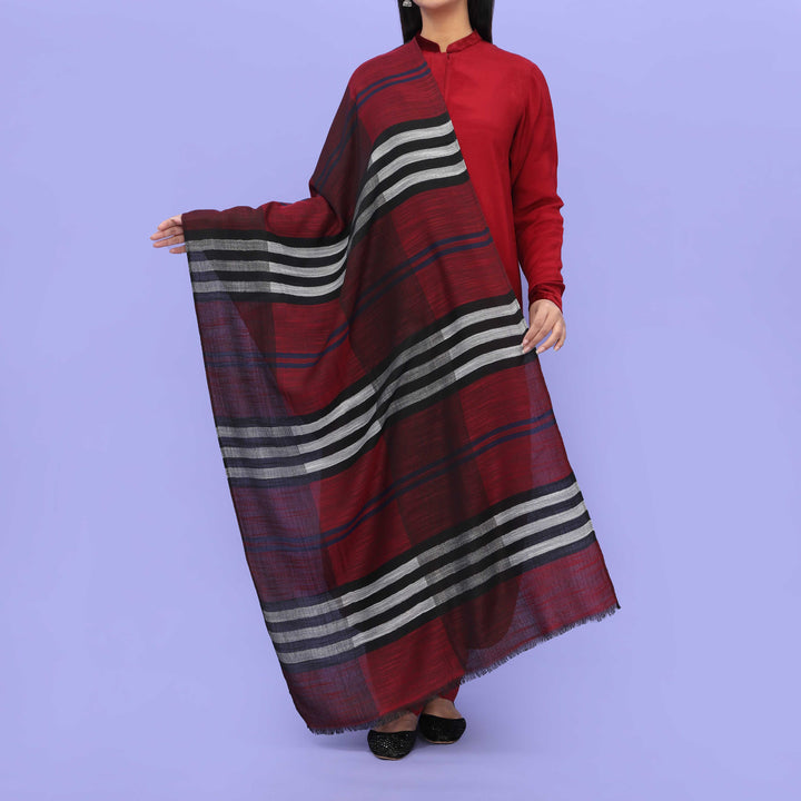 Red Winter Stole PN4526