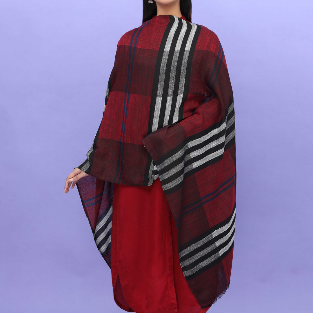 Red Winter Stole PN4526