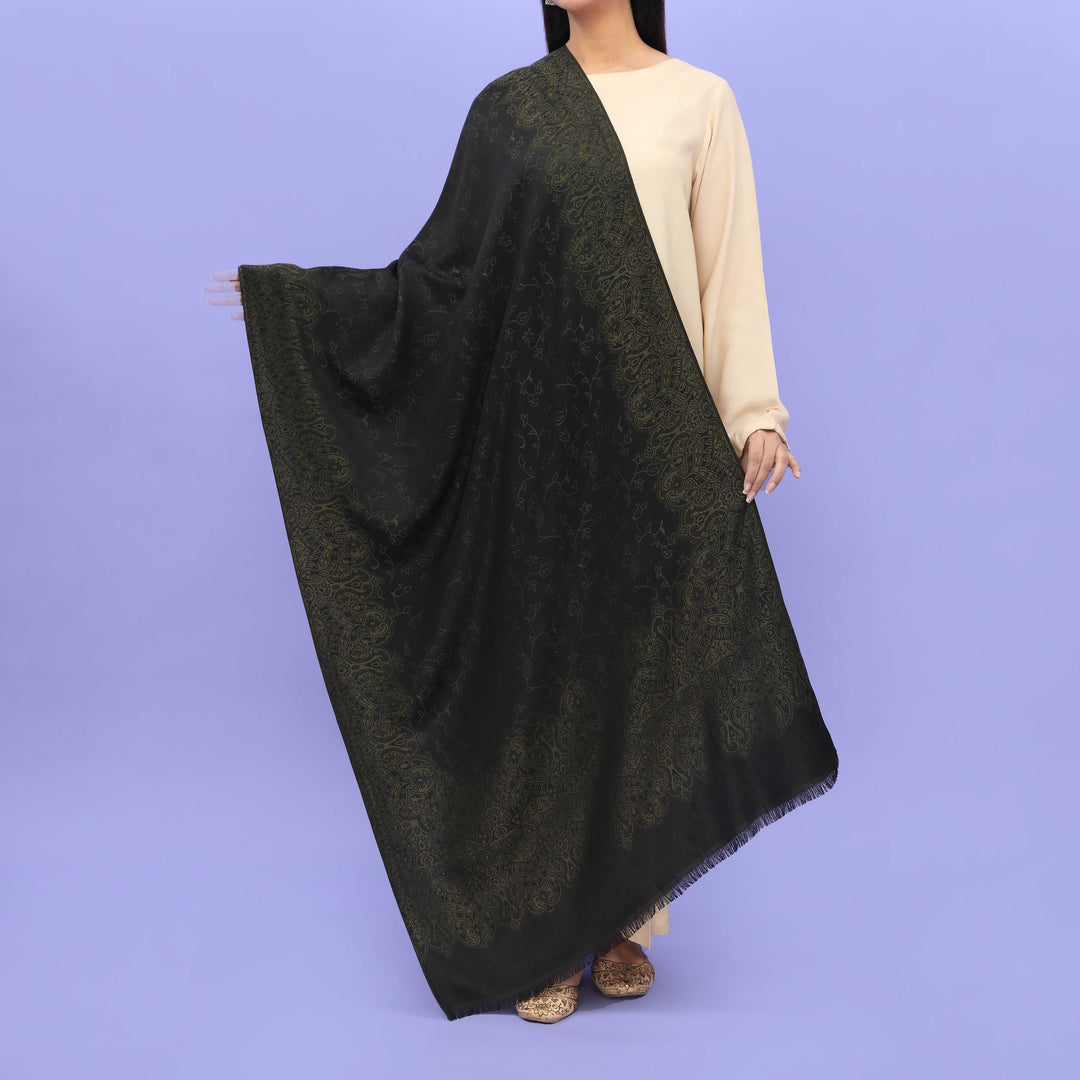 Green Winter Stole PN4530