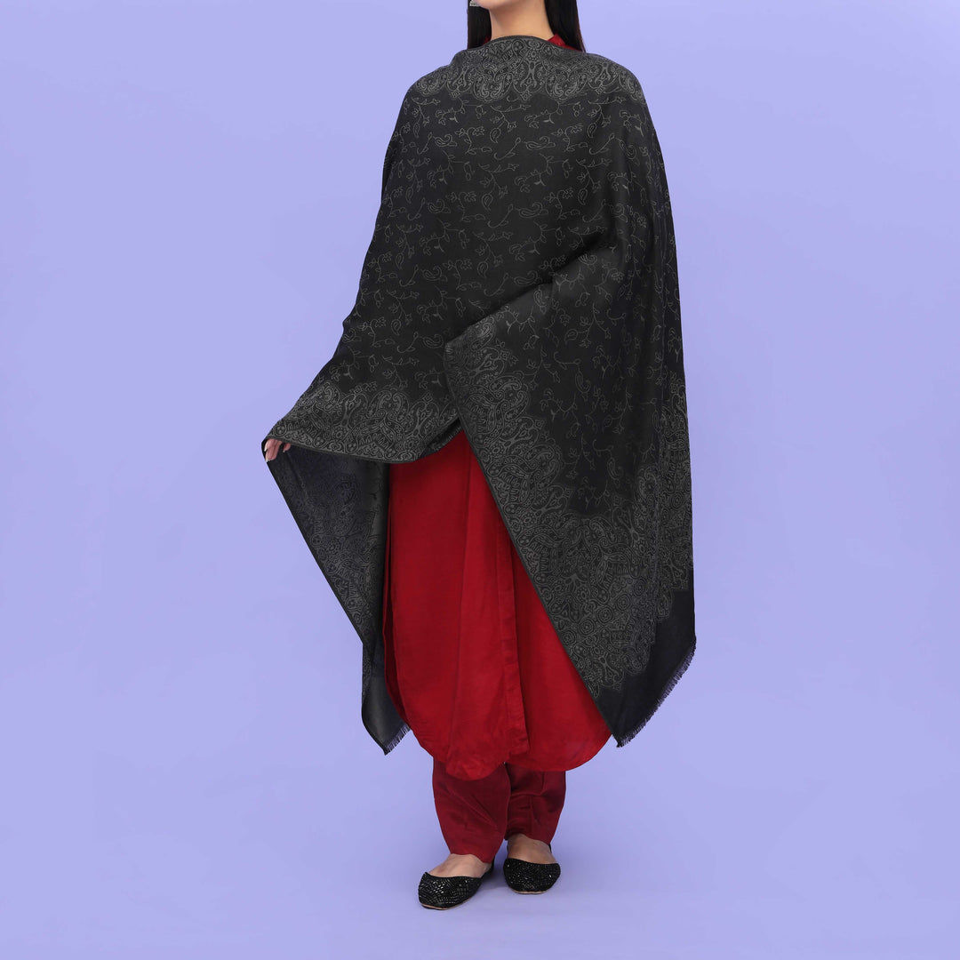 Black Winter Stole PN4532