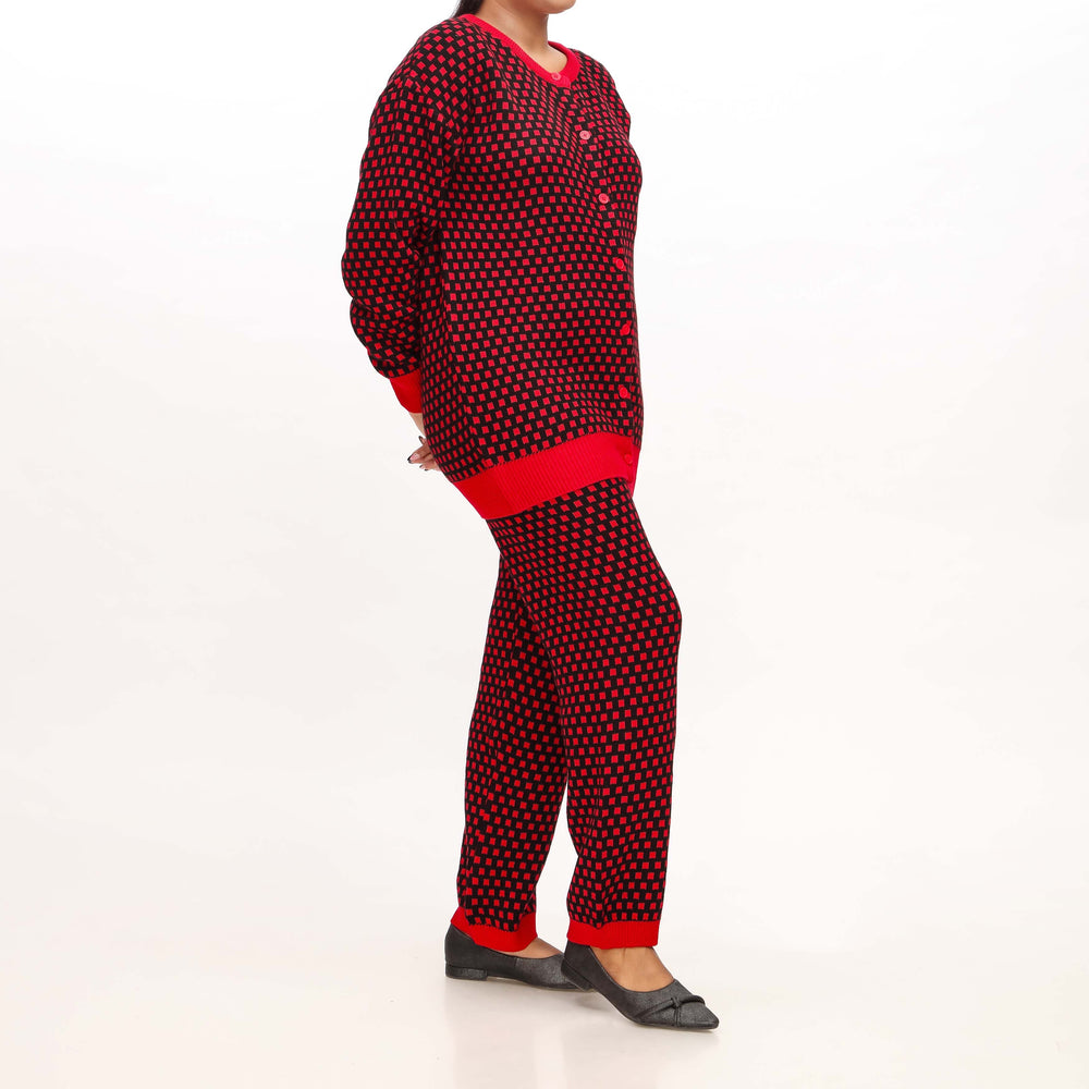 Red Thread Sweater Cord Set PN4601