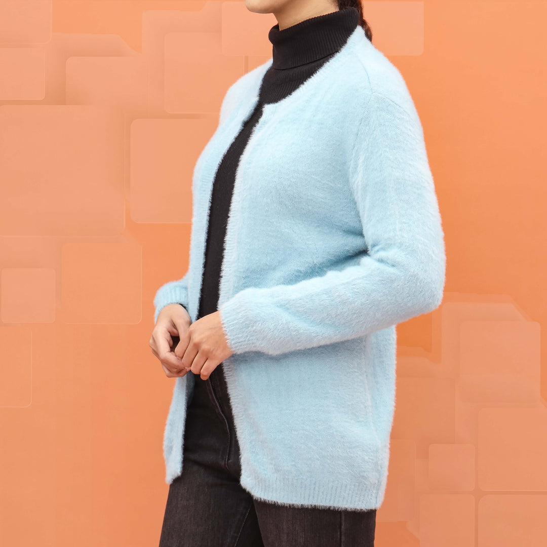 Sky Blue Acrylic Thread Winter Sweater PN4619