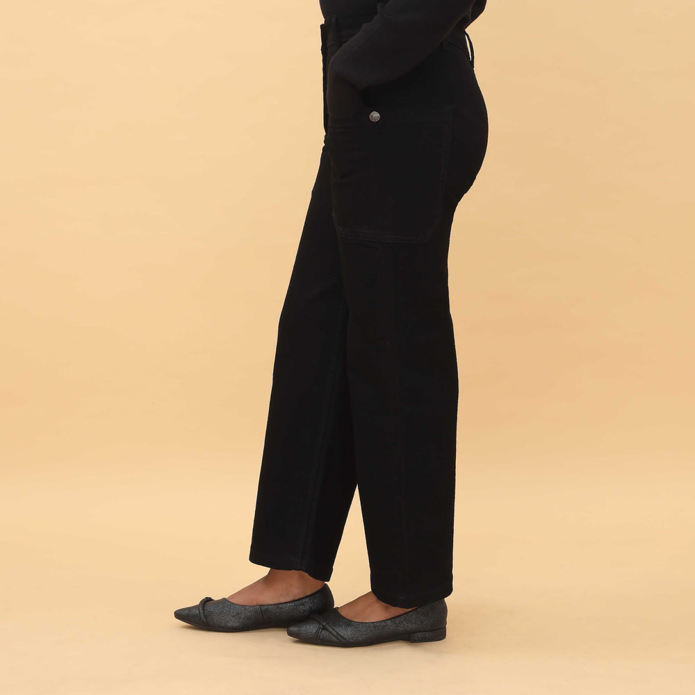 Black Denim Pant PP5001