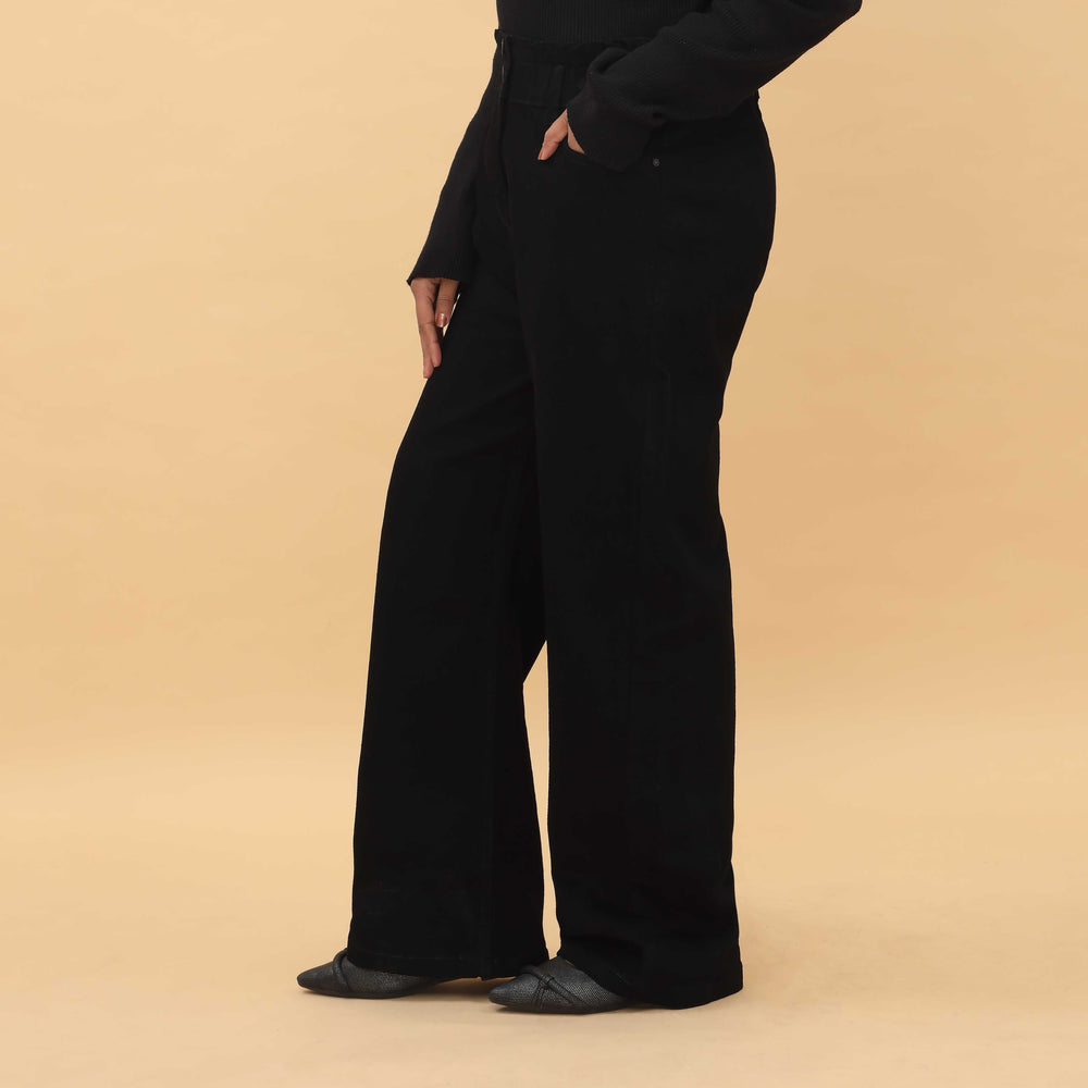 Black Denim Pant PP5007