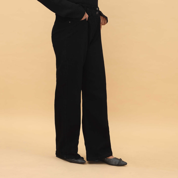 Black Denim Pant PP5007