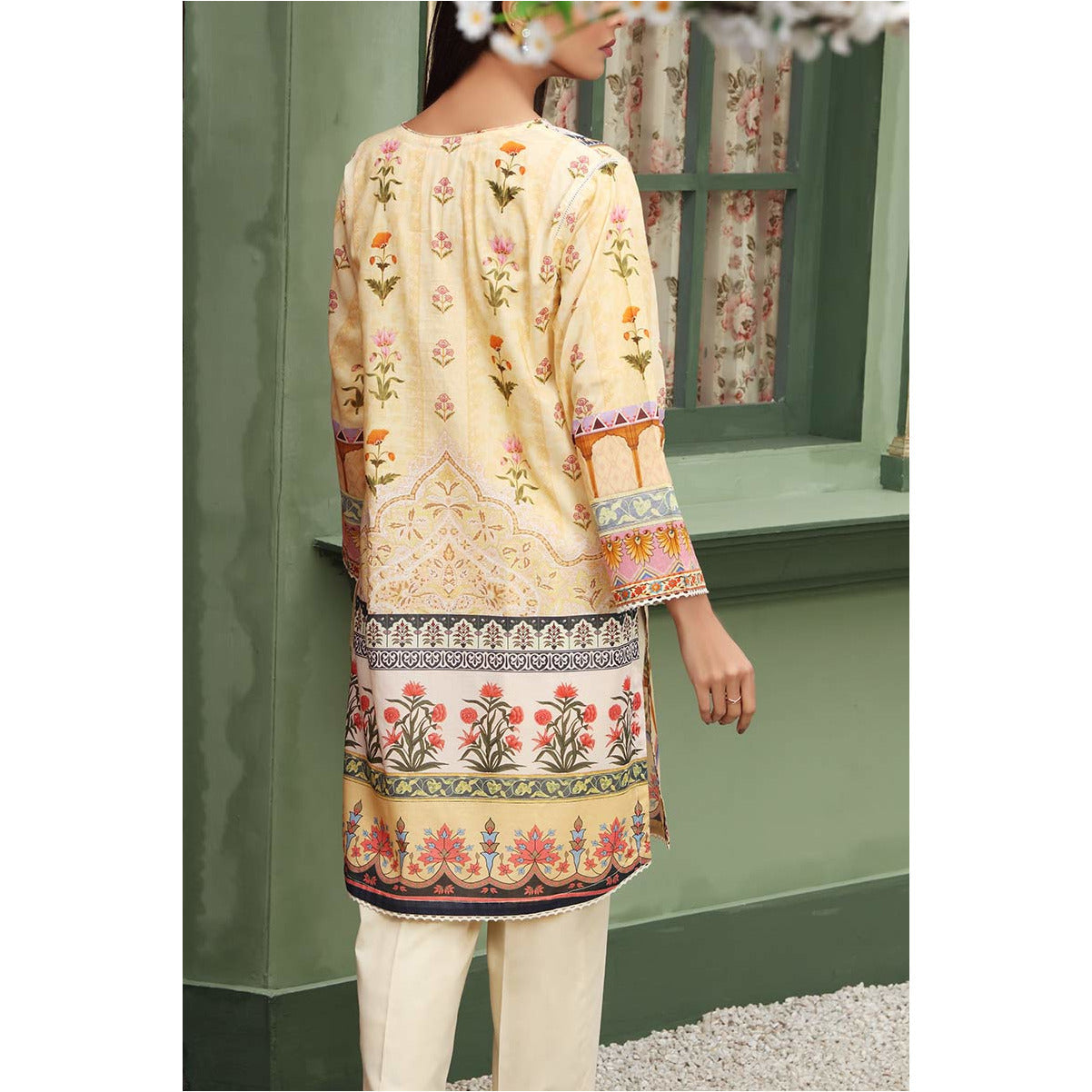 Printed Lawn Shirt PS1058