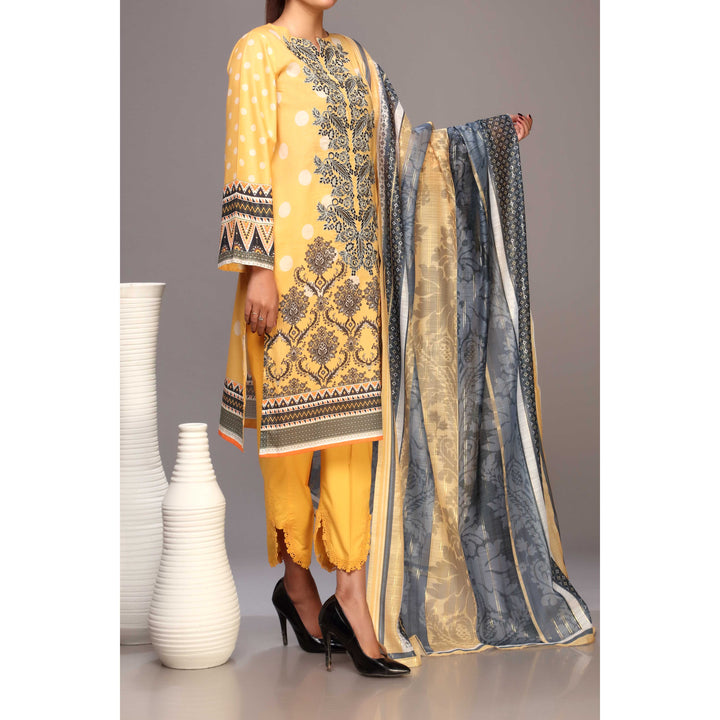 2PC- Digital Printed Lawn Shirt With Dupatta PS2216