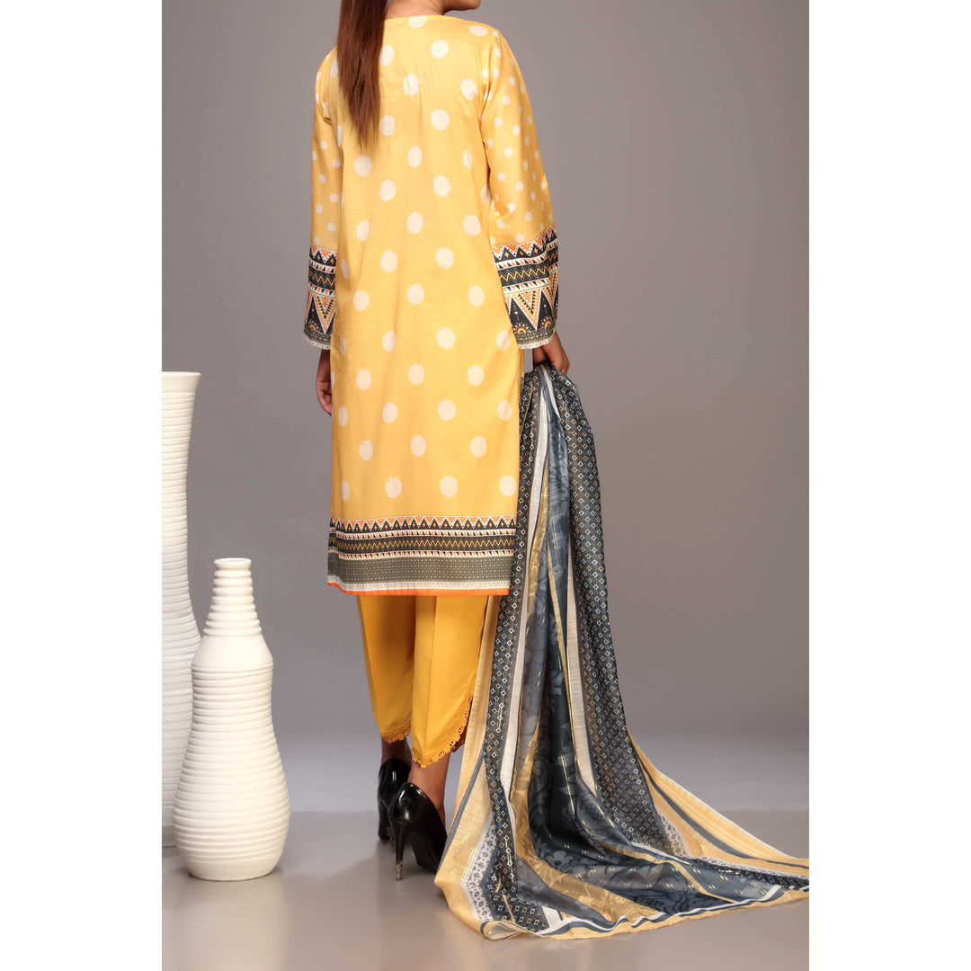 2PC- Digital Printed Lawn Shirt With Dupatta PS2216