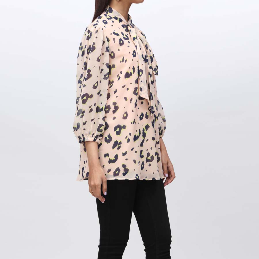 1PC- Printed Georget Top PS4047