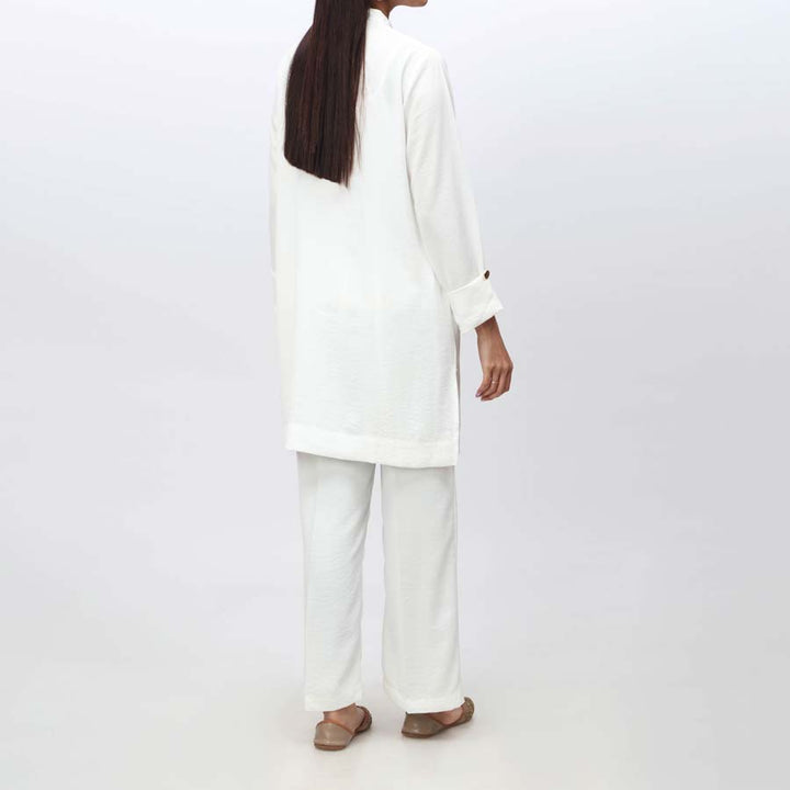 2PC- Solid Grip Silk Shirt & Trouser PS4056