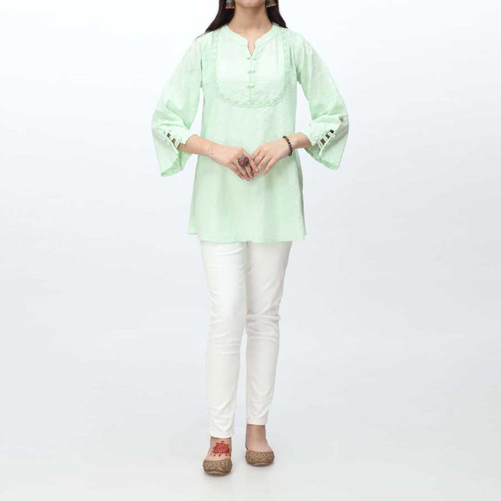 1PC- Embroidered Chikankari Top PS4073