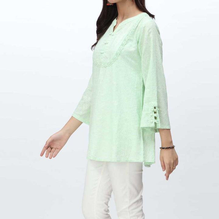 1PC- Embroidered Chikankari Top PS4073