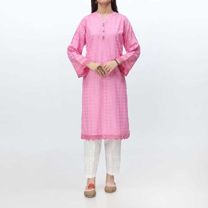 1PC- Embroidered Chikankari Shirt PS4074