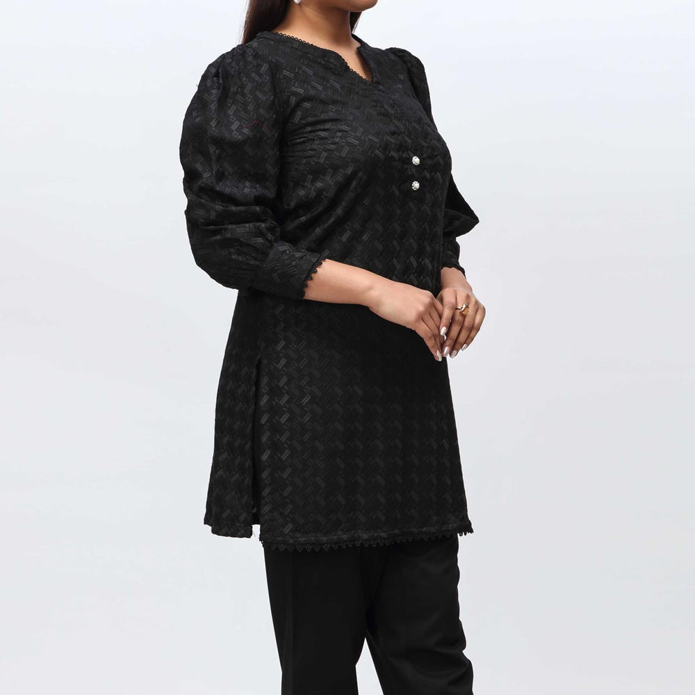 1PC- Embroidered Chicken Kari Shirt PS4077