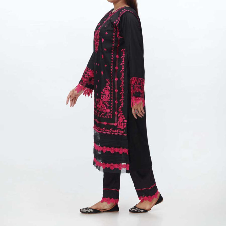 2PC- Embroidered Cambric Suit PS4083