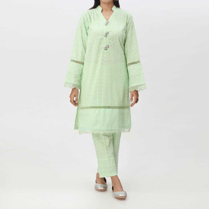 Pista 2PC- Embroidered ChikanKari Suit PS4153