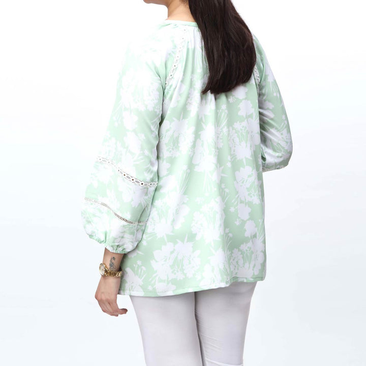 1PC- Printed Grip Silk Top PS4206