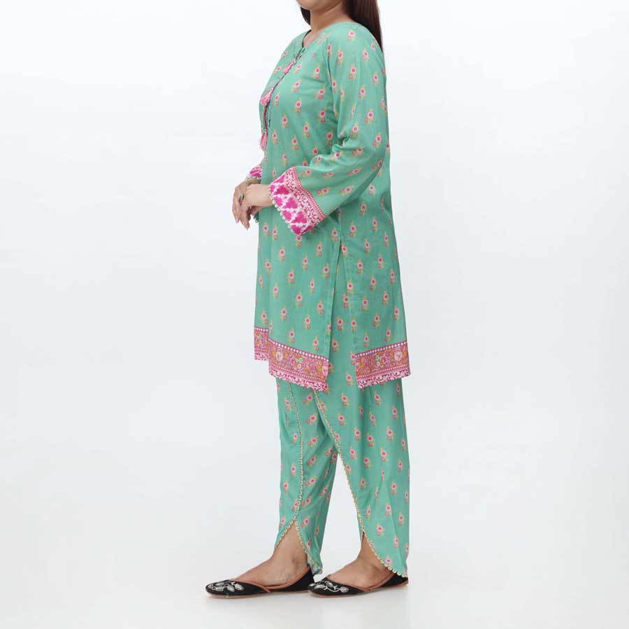 2PC- Digital Printed Lawn Suit PS4347