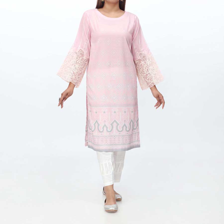 1PC- Embroidered & Digital Printed Lawn Shirt PS4355