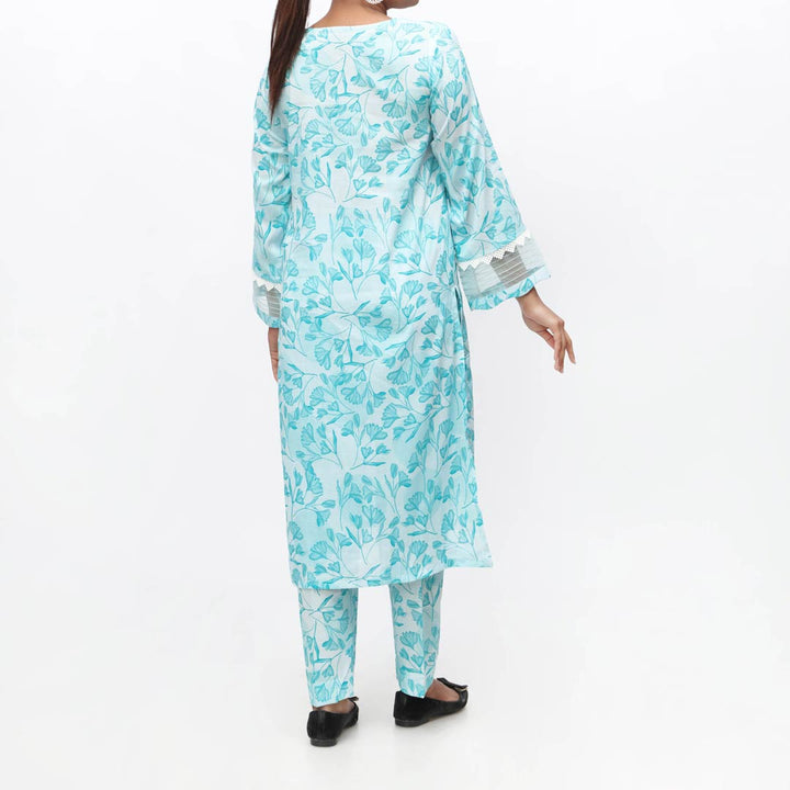 2PC-Unstitched Digital Printed Lawn Suit PS4401