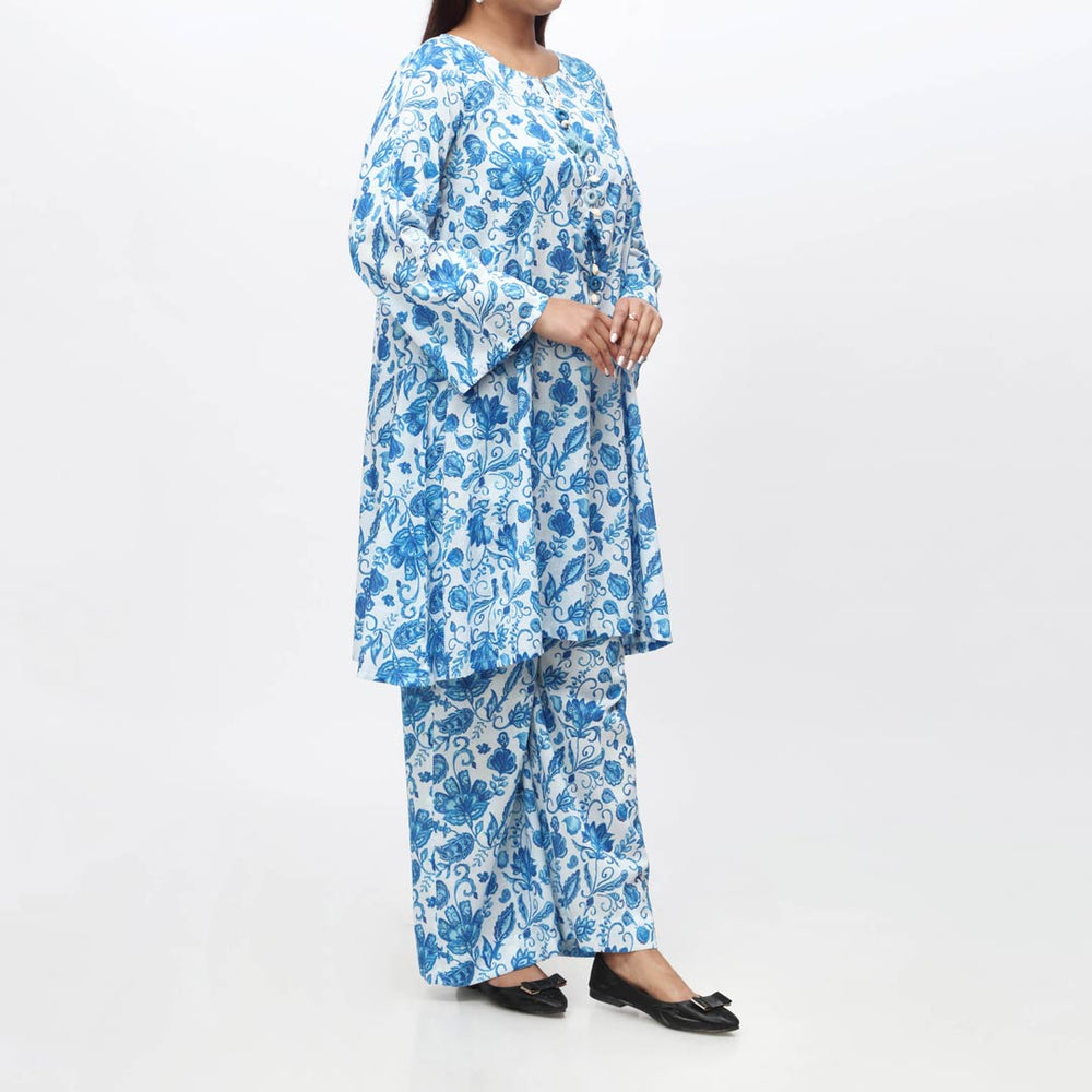 2PC-Unstitched Digital Printed Lawn Suit PS4404