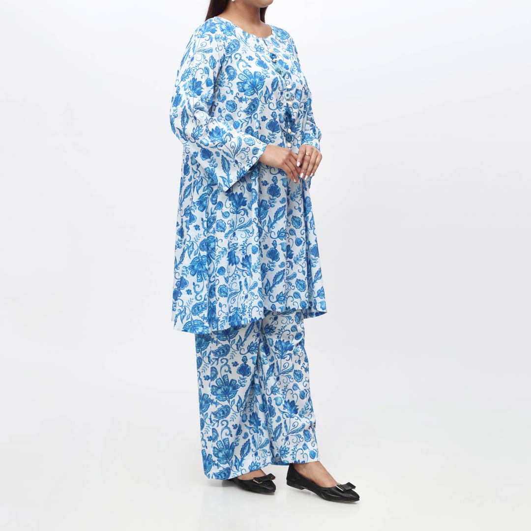 2PC-Unstitched Digital Printed Lawn Suit PS4404