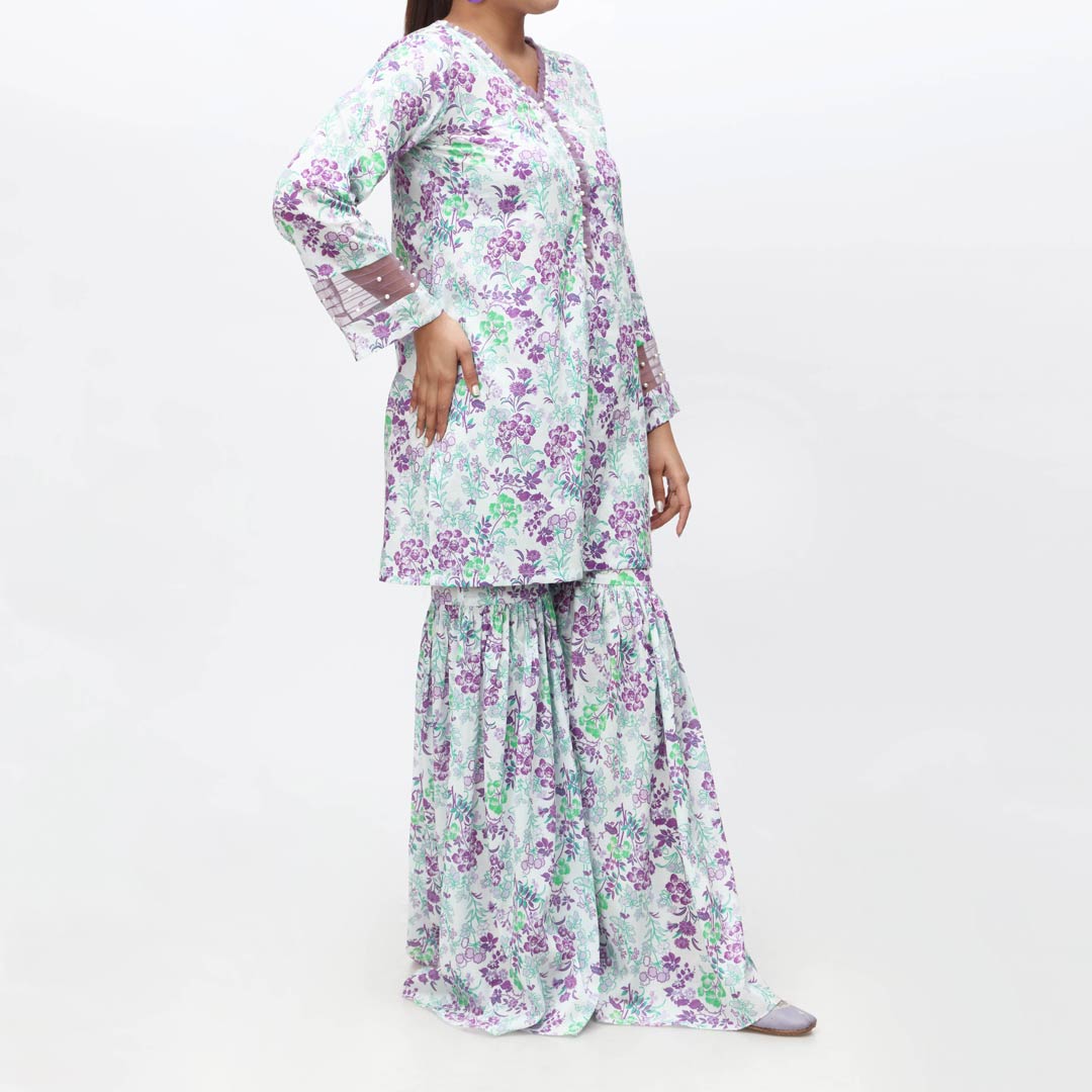 2PC-Unstitched Digital Printed Lawn Suit PS4405