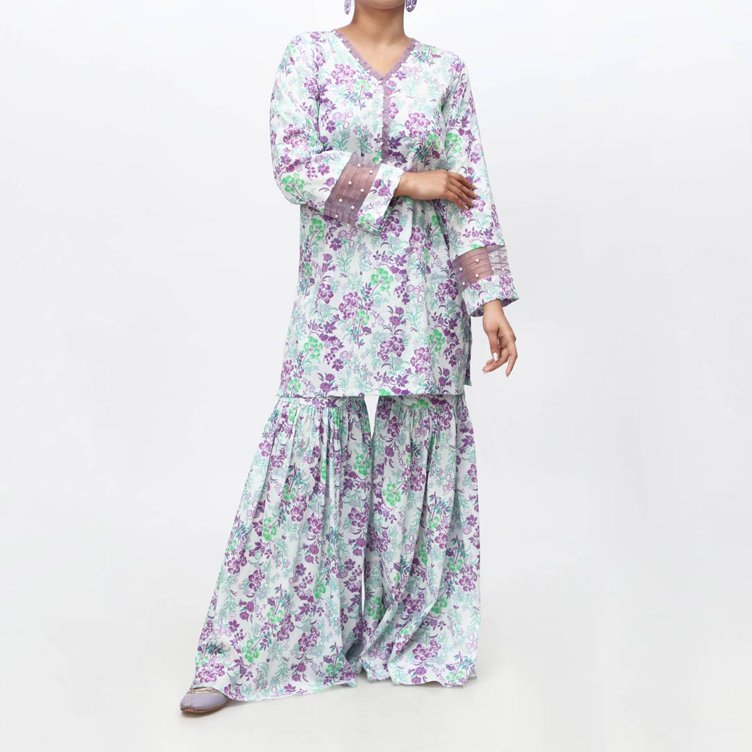 2PC-Unstitched Digital Printed Lawn Suit PS4405
