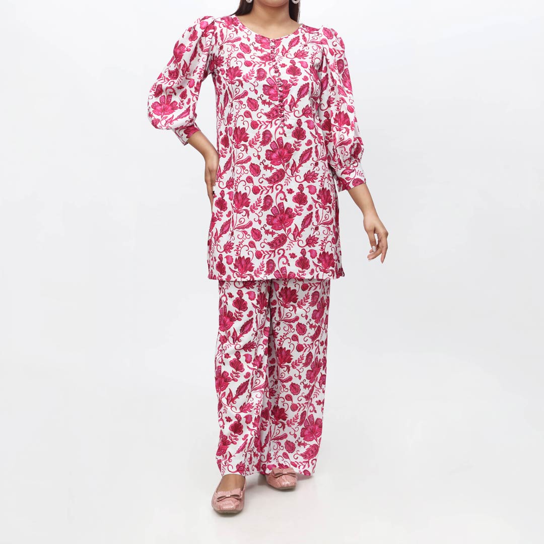 2PC-Unstitched Digital Printed Lawn Suit PS4406