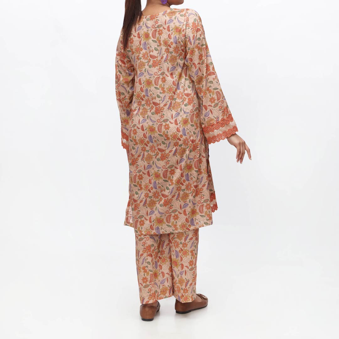 2PC-Unstitched Digital Printed Lawn Suit PS4407