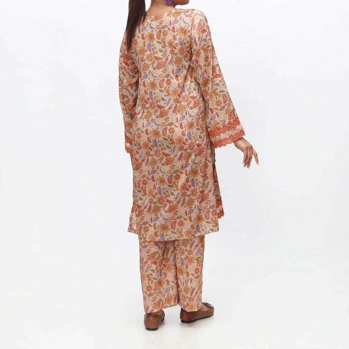 2PC-Unstitched Digital Printed Lawn Suit PS4407