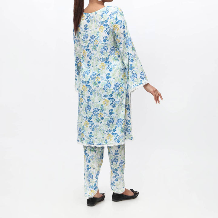 2PC-Unstitched Digital Printed Lawn Suit PS4408