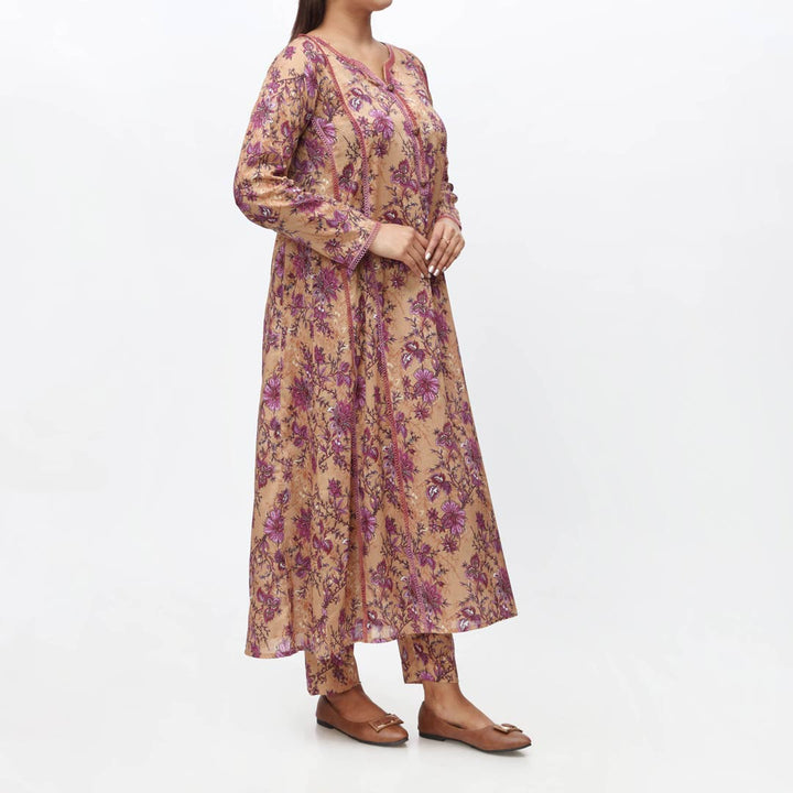 2PC-Unstitched Digital Printed Lawn Suit PS4410