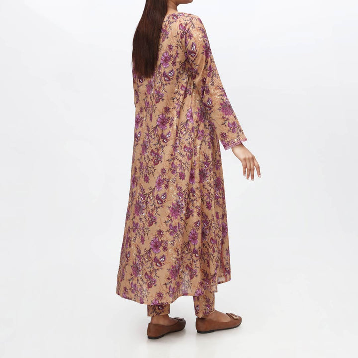 2PC-Unstitched Digital Printed Lawn Suit PS4410