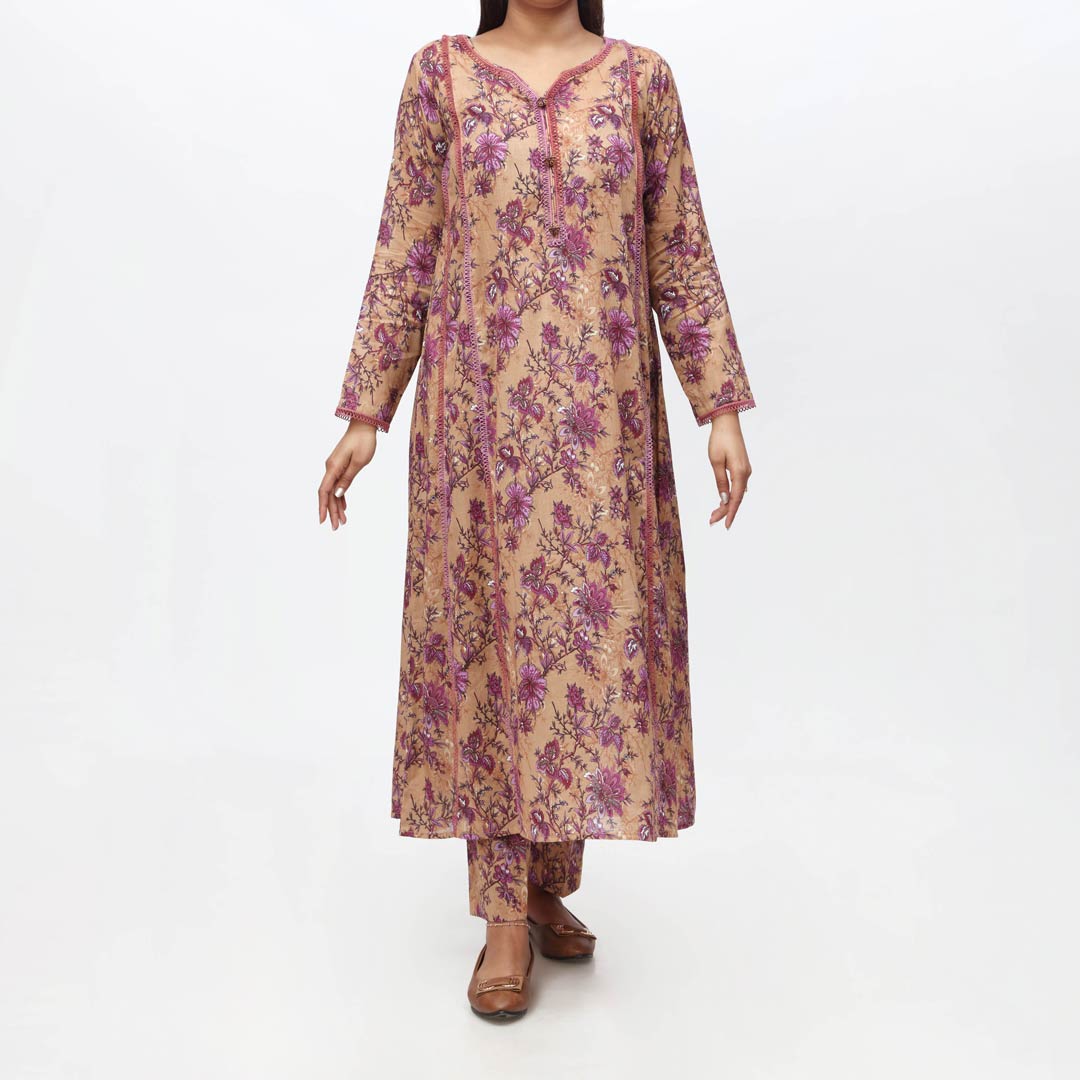 2PC-Unstitched Digital Printed Lawn Suit PS4410