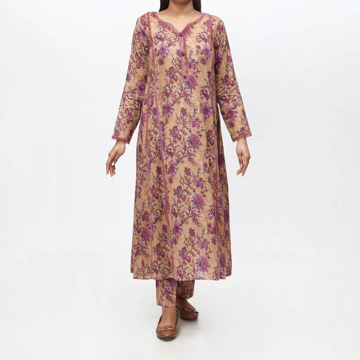 2PC-Unstitched Digital Printed Lawn Suit PS4410