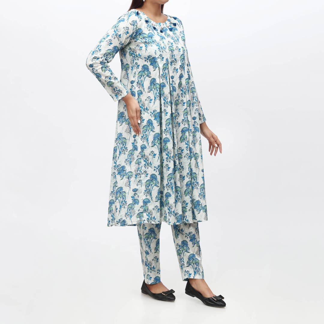 2PC-Unstitched Digital Printed Lawn Suit PS4413