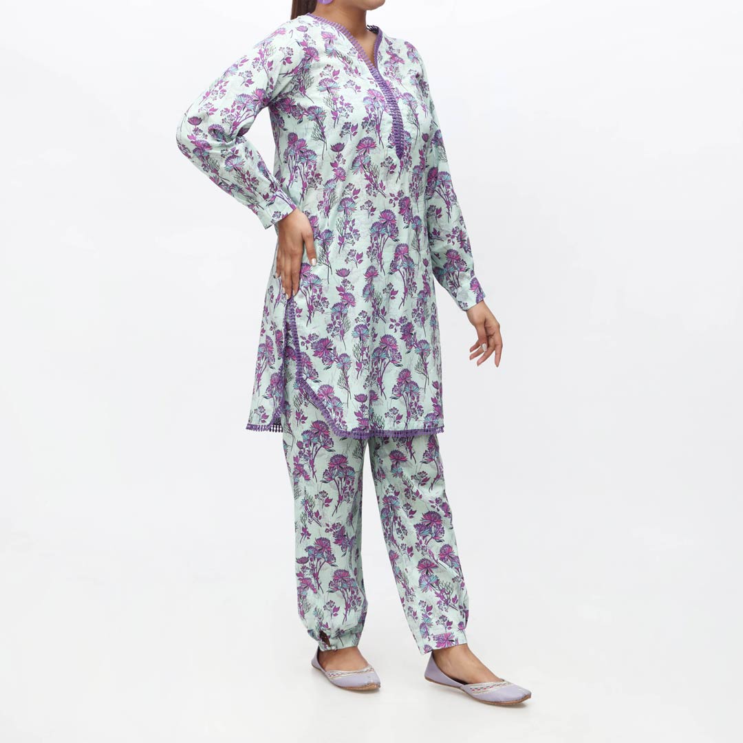 2PC-Unstitched Digital Printed Lawn Suit PS4414