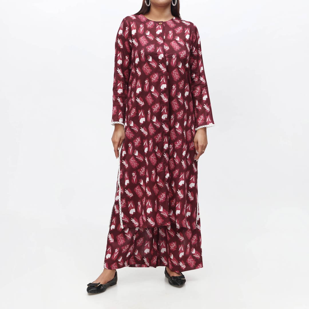 2PC-Unstitched Digital Printed Lawn Suit PS4418