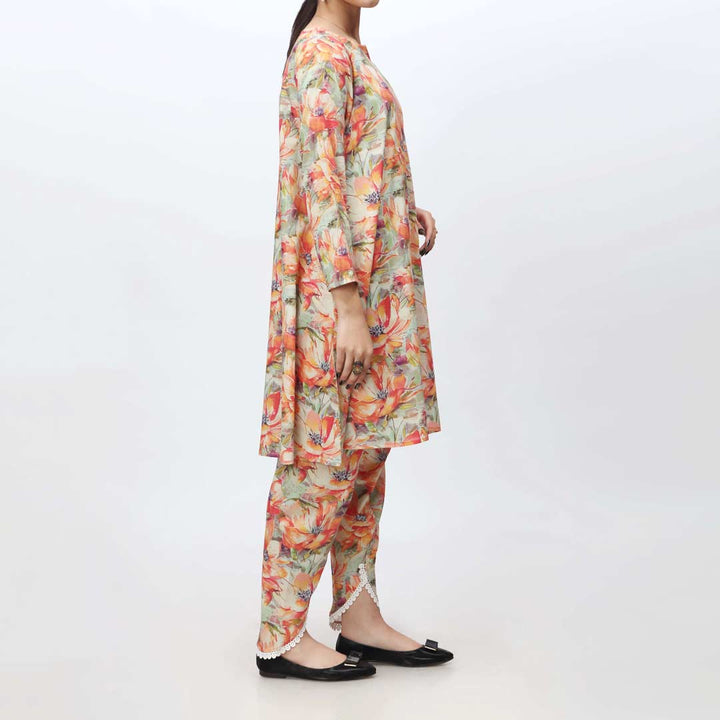 2PC-Unstitched Digital Printed Lawn Suit PS4441