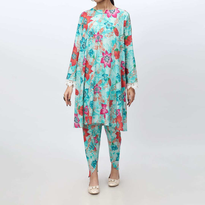 2PC-Unstitched Digital Printed Lawn Suit PS4443