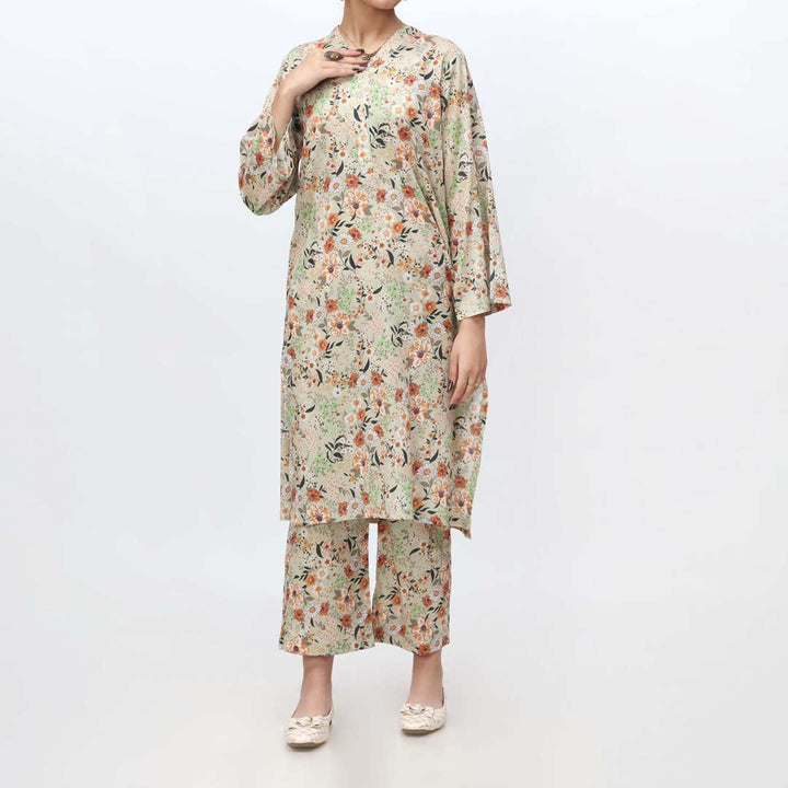 2PC-Unstitched Digital Printed Lawn Suit PS4444