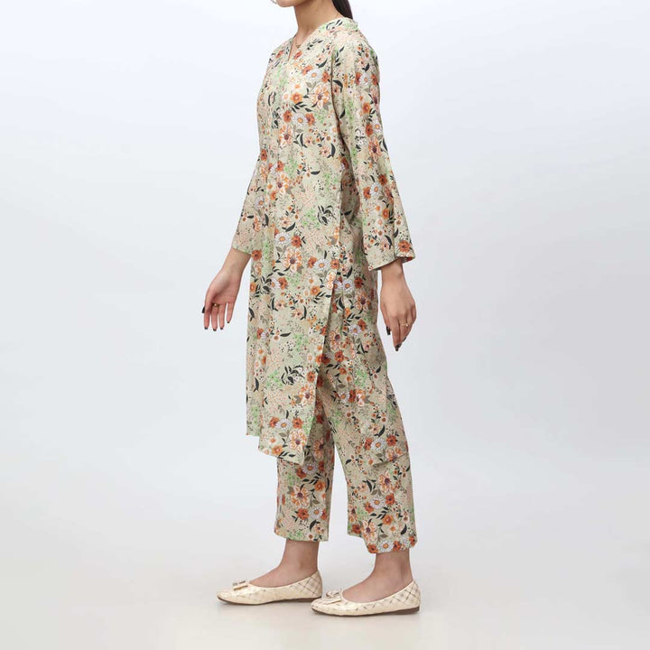 2PC-Unstitched Digital Printed Lawn Suit PS4444