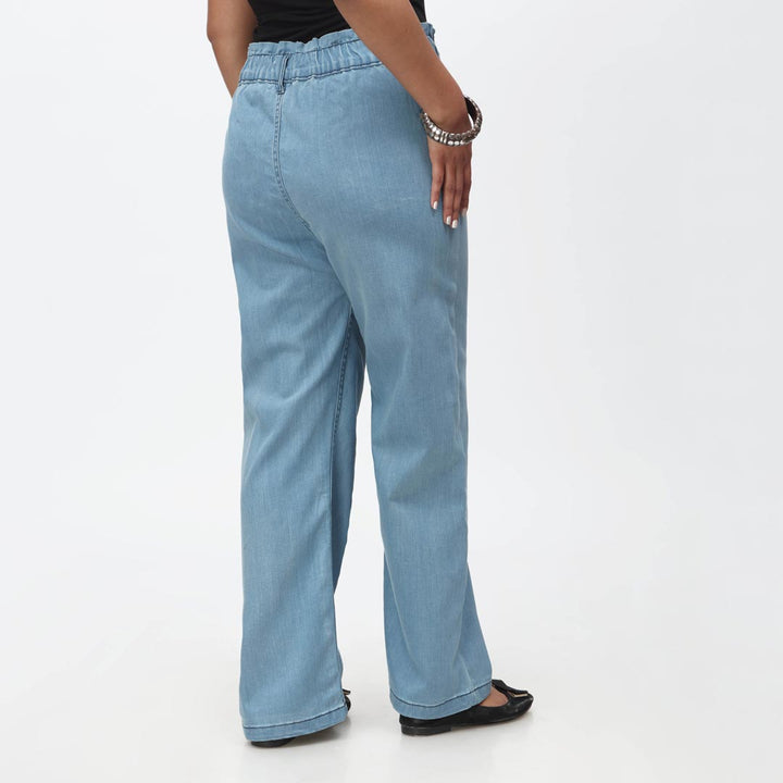 Sky Blue Mom Fit Denim Pant PS4529