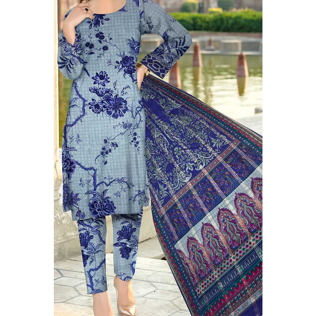 3PC-Digital Printed Lawn Suit PS4613