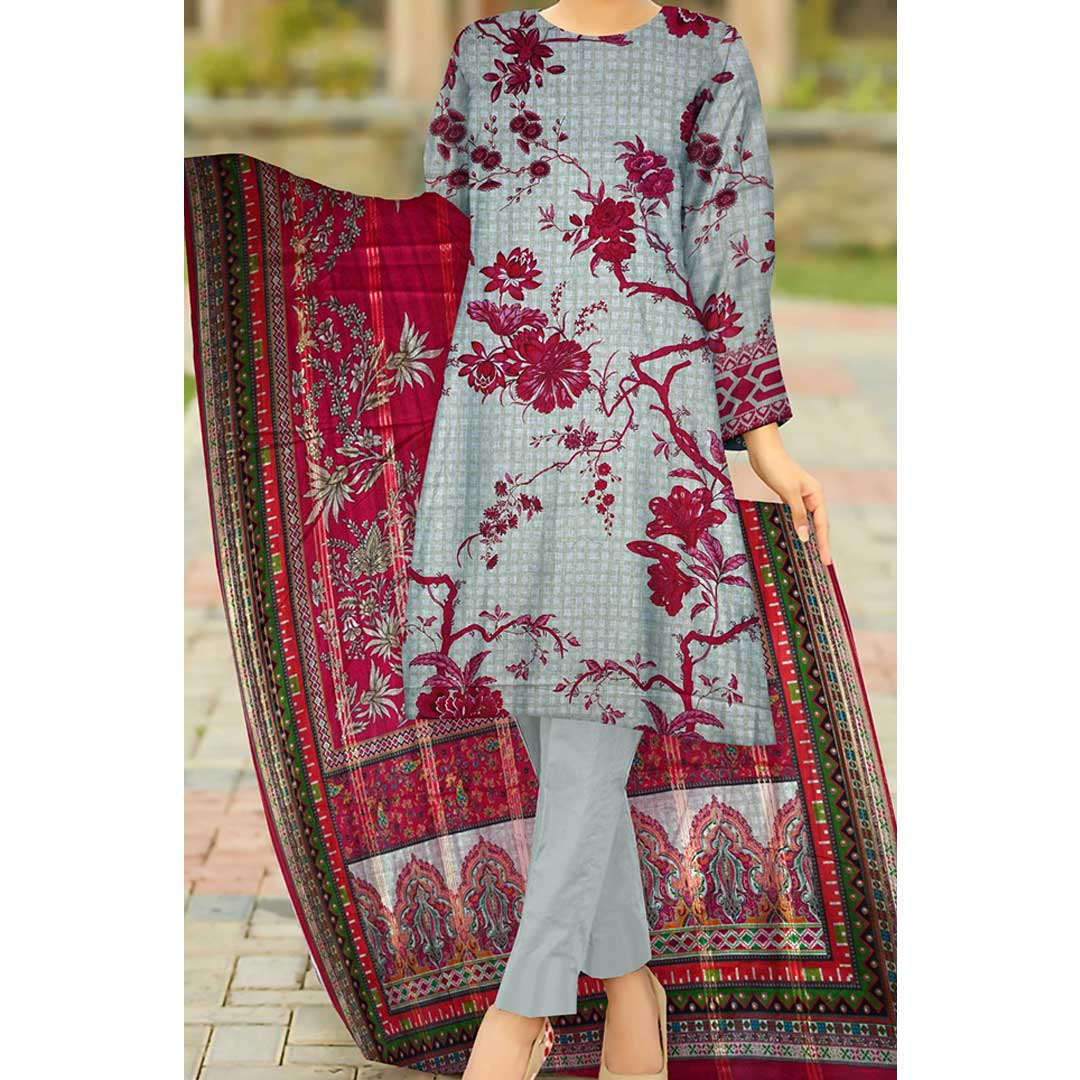 3PC-Digital Printed Lawn Suit PS4614