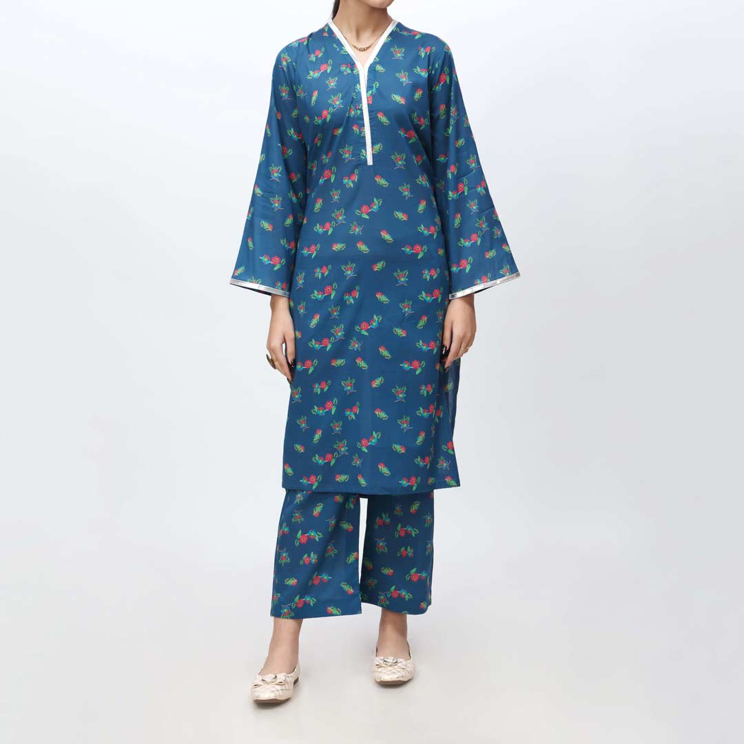 2PC-Unstitched Digital Printed Lawn Suit PS4617